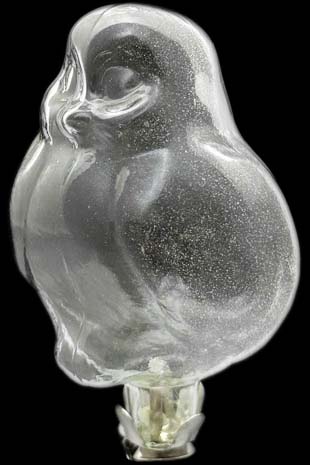 Стеклянная елочная игрушка Заготовка Цыпленок 7,5 см 161501800